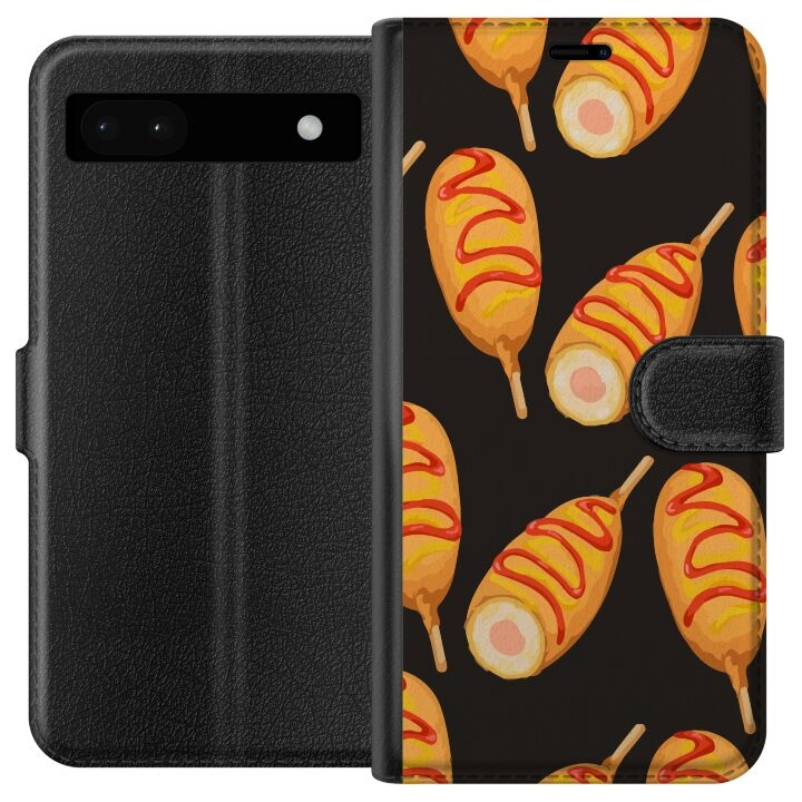 Wallet case for Google Pixel 6a with Chicken drumstick design in the group SMARTPHONE & TABLETS / Phone cases / Google at TP E-commerce Nordic AB (A52115)