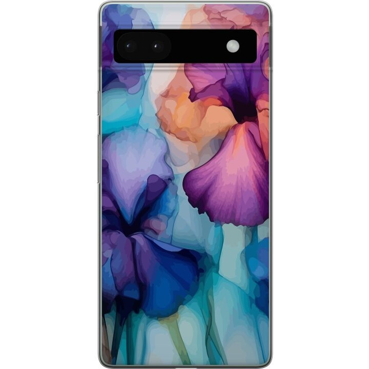 Mobile case for Google Pixel 6a with Magical flowers design in the group SMARTPHONE & TABLETS / Phone cases / Google at TP E-commerce Nordic AB (A52136)