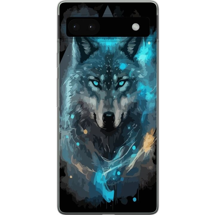 Mobile case for Google Pixel 6a with Wolf design in the group SMARTPHONE & TABLETS / Phone cases / Google at TP E-commerce Nordic AB (A52138)