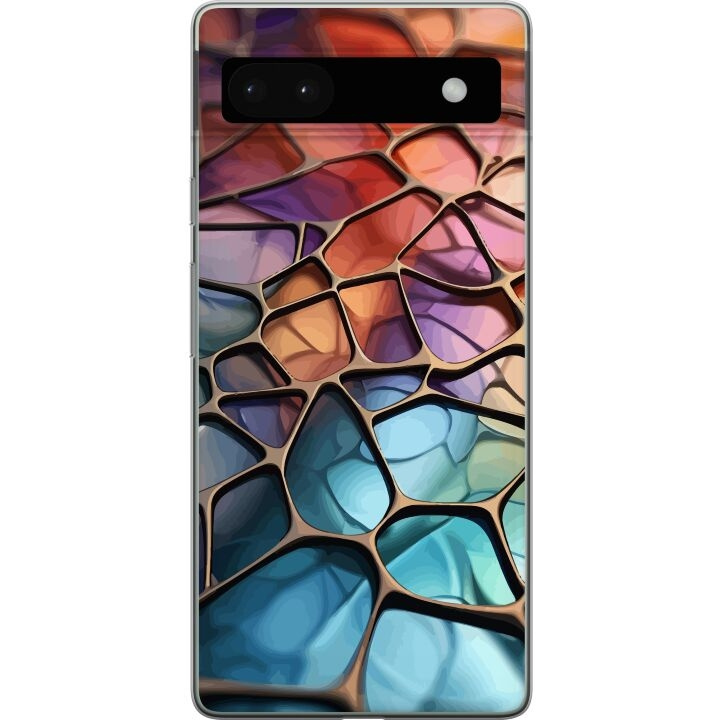 Mobile case for Google Pixel 6a with Metallic pattern design in the group SMARTPHONE & TABLETS / Phone cases / Google at TP E-commerce Nordic AB (A52143)