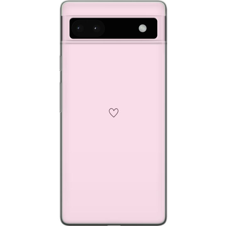 Mobile case for Google Pixel 6a with Heart design in the group SMARTPHONE & TABLETS / Phone cases / Google at TP E-commerce Nordic AB (A52152)