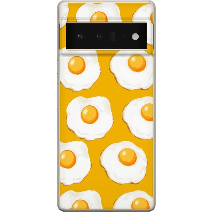 Mobile case for Google Pixel 6 Pro with Fried egg design in the group SMARTPHONE & TABLETS / Phone cases / Google at TP E-commerce Nordic AB (A52162)