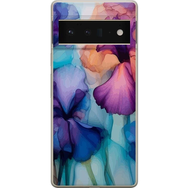 Mobile case for Google Pixel 6 Pro with Magical flowers design in the group SMARTPHONE & TABLETS / Phone cases / Google at TP E-commerce Nordic AB (A52163)