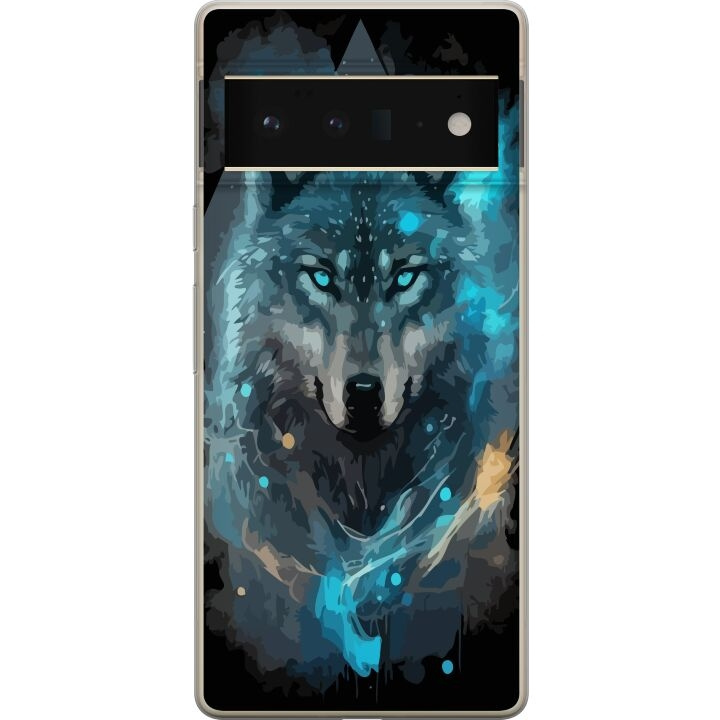 Mobile case for Google Pixel 6 Pro with Wolf design in the group SMARTPHONE & TABLETS / Phone cases / Google at TP E-commerce Nordic AB (A52165)