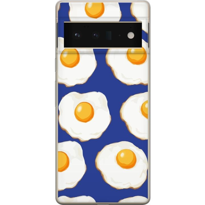 Mobile case for Google Pixel 6 Pro with Fried eggs design in the group SMARTPHONE & TABLETS / Phone cases / Google at TP E-commerce Nordic AB (A52166)