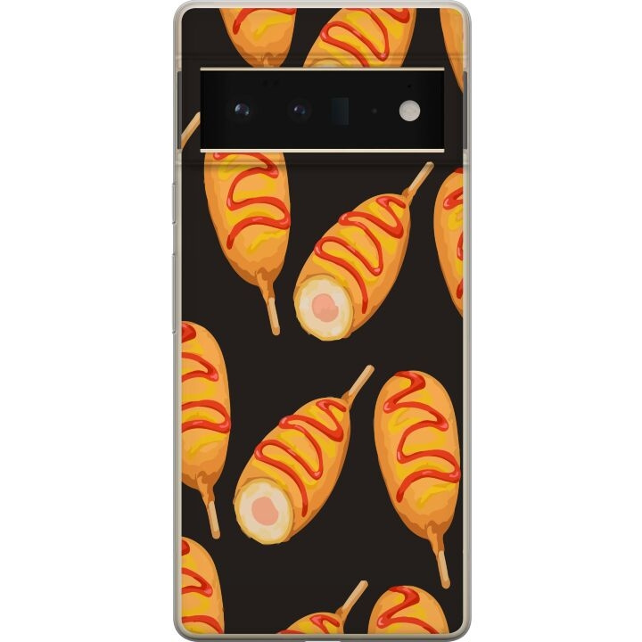 Mobile case for Google Pixel 6 Pro with Chicken drumstick design in the group SMARTPHONE & TABLETS / Phone cases / Google at TP E-commerce Nordic AB (A52169)