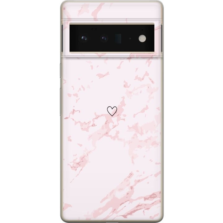 Mobile case for Google Pixel 6 Pro with Pink Heart design in the group SMARTPHONE & TABLETS / Phone cases / Google at TP E-commerce Nordic AB (A52183)