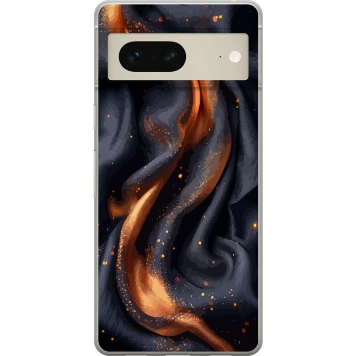 Mobile case for Google Pixel 7 with Fiery silk design in the group SMARTPHONE & TABLETS / Phone cases / Google at TP E-commerce Nordic AB (A52188)