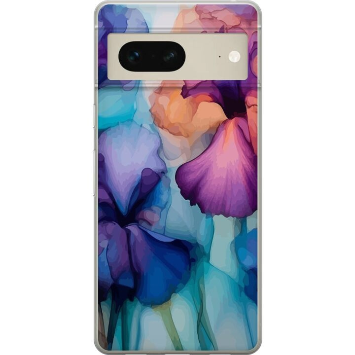 Mobile case for Google Pixel 7 with Magical flowers design in the group SMARTPHONE & TABLETS / Phone cases / Google at TP E-commerce Nordic AB (A52190)