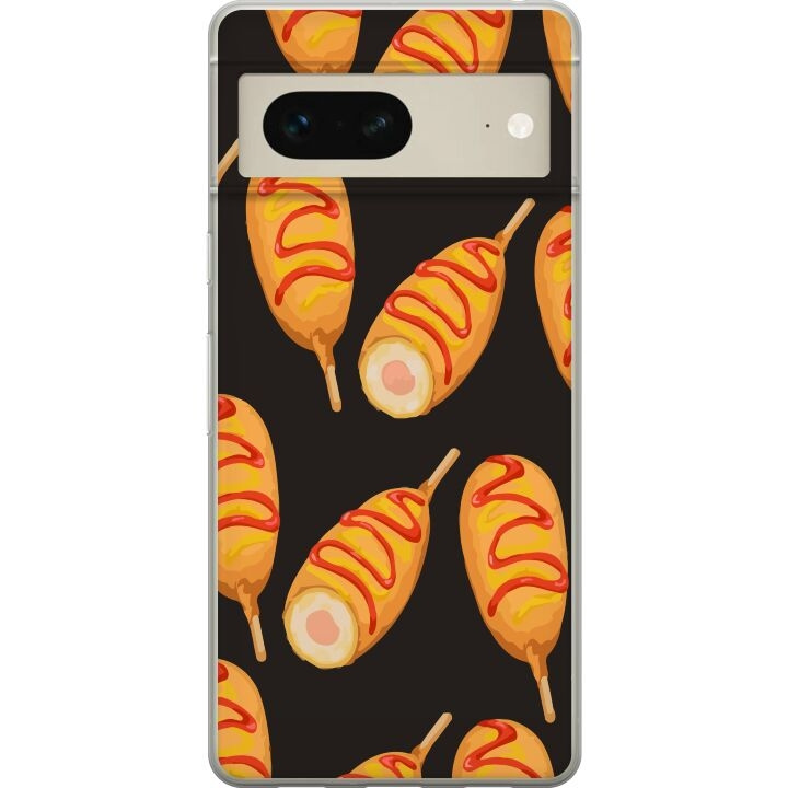 Mobile case for Google Pixel 7 with Chicken drumstick design in the group SMARTPHONE & TABLETS / Phone cases / Google at TP E-commerce Nordic AB (A52196)