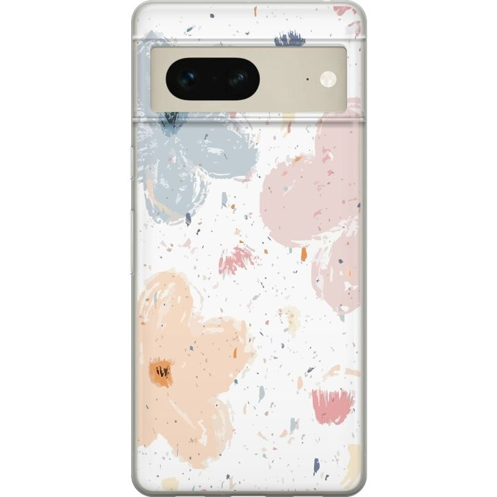 Mobile case for Google Pixel 7 with Flowers design in the group SMARTPHONE & TABLETS / Phone cases / Google at TP E-commerce Nordic AB (A52199)