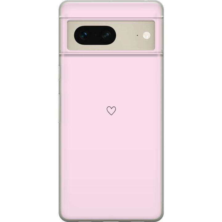 Mobile case for Google Pixel 7 with Heart design in the group SMARTPHONE & TABLETS / Phone cases / Google at TP E-commerce Nordic AB (A52206)