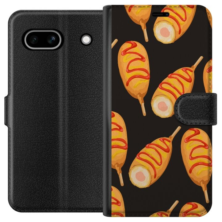 Wallet case for Google Pixel 7a with Chicken drumstick design in the group SMARTPHONE & TABLETS / Phone cases / Google at TP E-commerce Nordic AB (A52223)