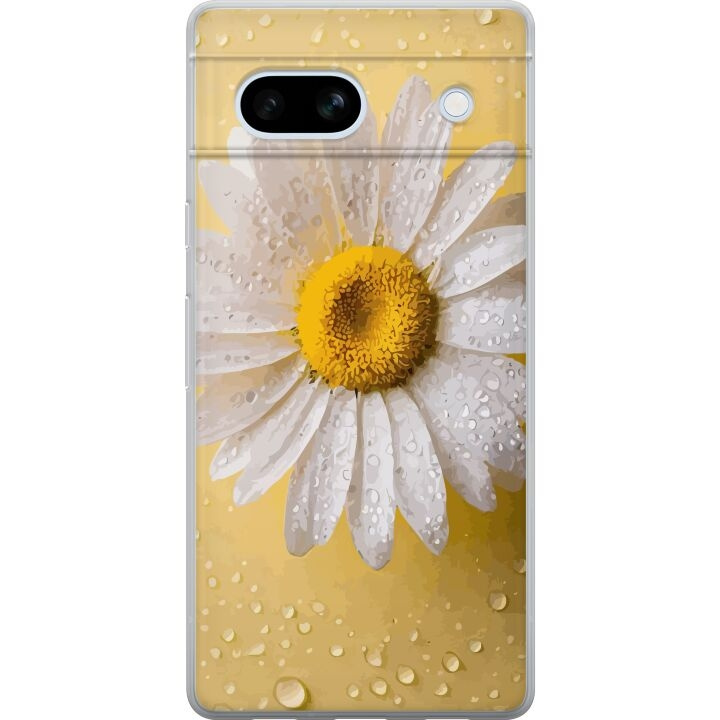 Mobile case for Google Pixel 7a with Porslinsblomma design in the group SMARTPHONE & TABLETS / Phone cases / Google at TP E-commerce Nordic AB (A52241)