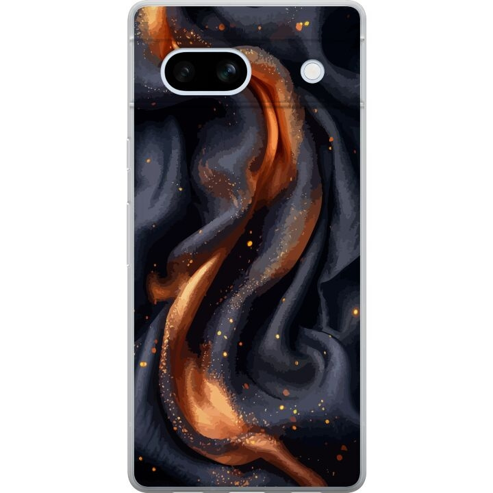 Mobile case for Google Pixel 7a with Fiery silk design in the group SMARTPHONE & TABLETS / Phone cases / Google at TP E-commerce Nordic AB (A52242)