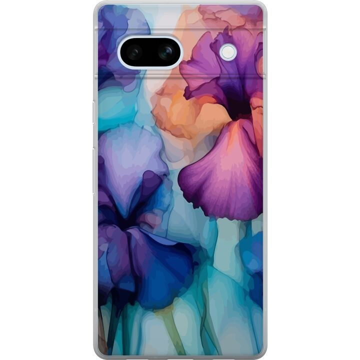 Mobile case for Google Pixel 7a with Magical flowers design in the group SMARTPHONE & TABLETS / Phone cases / Google at TP E-commerce Nordic AB (A52244)