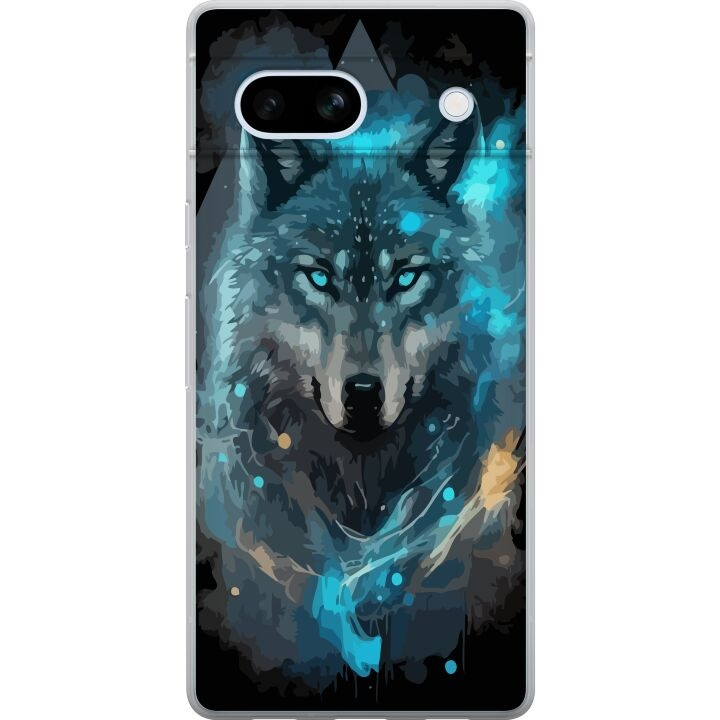 Mobile case for Google Pixel 7a with Wolf design in the group SMARTPHONE & TABLETS / Phone cases / Google at TP E-commerce Nordic AB (A52246)