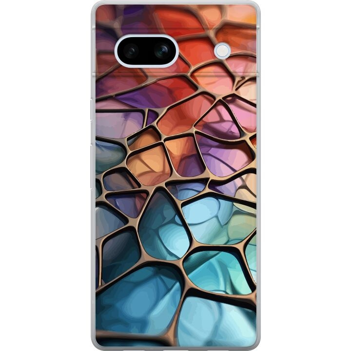 Mobile case for Google Pixel 7a with Metallic pattern design in the group SMARTPHONE & TABLETS / Phone cases / Google at TP E-commerce Nordic AB (A52251)