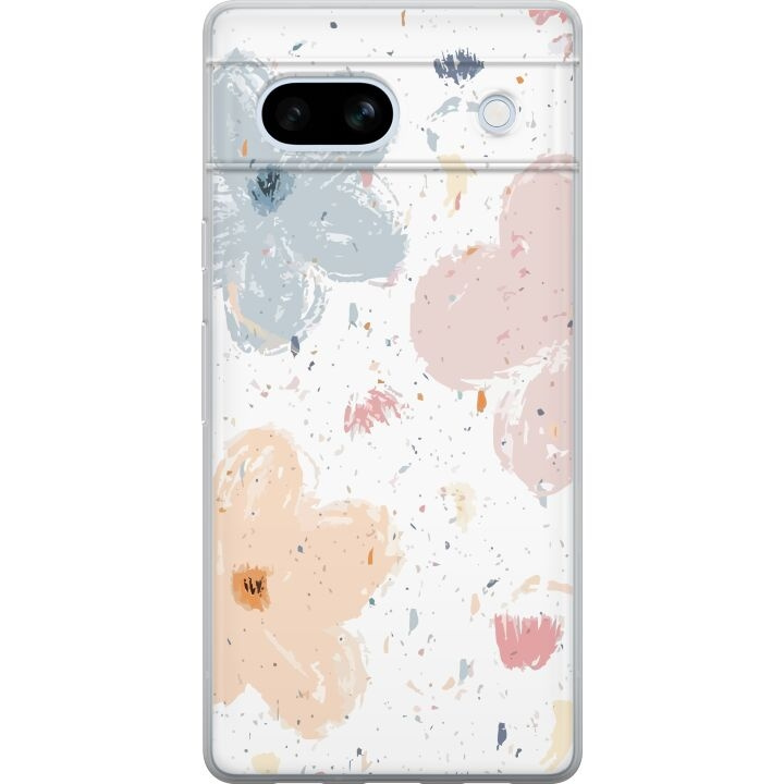 Mobile case for Google Pixel 7a with Flowers design in the group SMARTPHONE & TABLETS / Phone cases / Google at TP E-commerce Nordic AB (A52253)