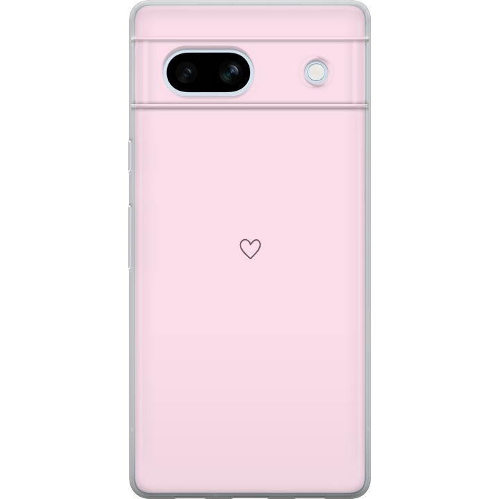 Mobile case for Google Pixel 7a with Heart design in the group SMARTPHONE & TABLETS / Phone cases / Google at TP E-commerce Nordic AB (A52260)