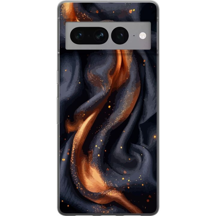 Mobile case for Google Pixel 7 Pro with Fiery silk design in the group SMARTPHONE & TABLETS / Phone cases / Google at TP E-commerce Nordic AB (A52269)