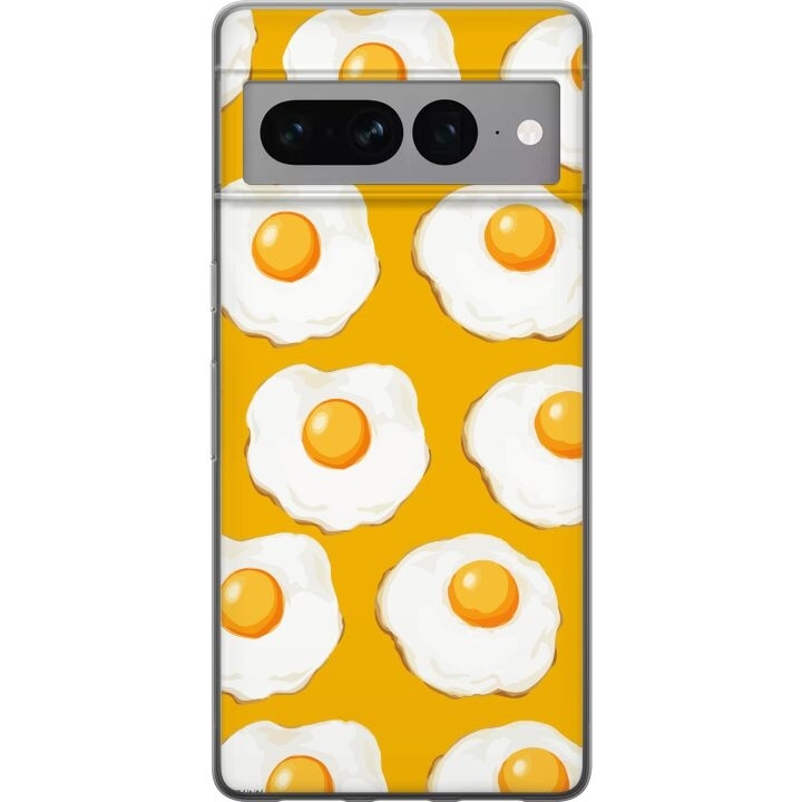 Mobile case for Google Pixel 7 Pro with Fried egg design in the group SMARTPHONE & TABLETS / Phone cases / Google at TP E-commerce Nordic AB (A52270)