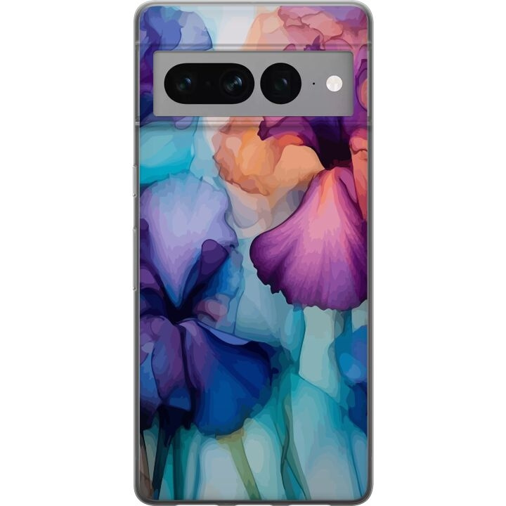 Mobile case for Google Pixel 7 Pro with Magical flowers design in the group SMARTPHONE & TABLETS / Phone cases / Google at TP E-commerce Nordic AB (A52271)