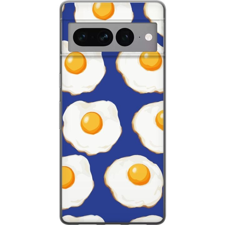 Mobile case for Google Pixel 7 Pro with Fried eggs design in the group SMARTPHONE & TABLETS / Phone cases / Google at TP E-commerce Nordic AB (A52274)