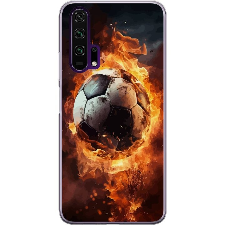 Mobile case for Honor 20 Pro with Football design in the group SMARTPHONE & TABLETS / Phone cases / Huawei/Honor at TP E-commerce Nordic AB (A52397)