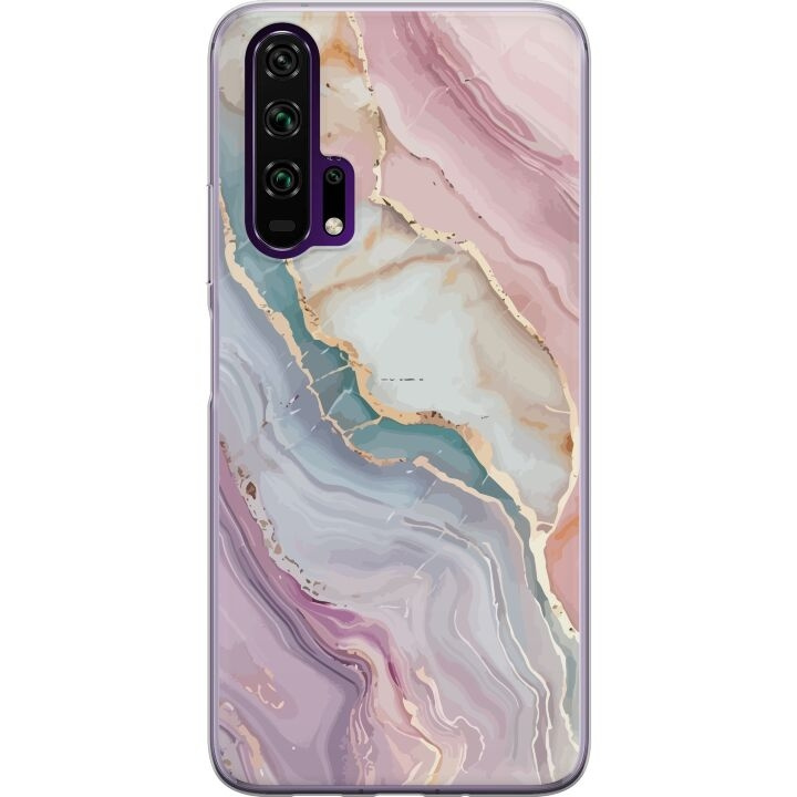 Mobile case for Honor 20 Pro with Marble design in the group SMARTPHONE & TABLETS / Phone cases / Huawei/Honor at TP E-commerce Nordic AB (A52398)