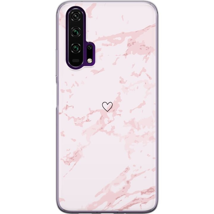 Mobile case for Honor 20 Pro with Pink Heart design in the group SMARTPHONE & TABLETS / Phone cases / Huawei/Honor at TP E-commerce Nordic AB (A52399)