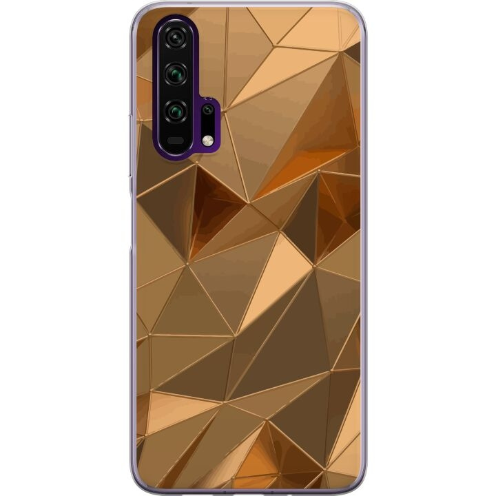 Mobile case for Honor 20 Pro with 3D Gold design in the group SMARTPHONE & TABLETS / Phone cases / Huawei/Honor at TP E-commerce Nordic AB (A52400)