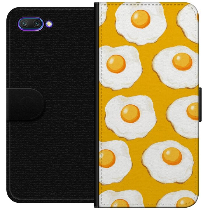 Wallet case for Honor 10 with Fried egg design in the group SMARTPHONE & TABLETS / Phone cases / Huawei/Honor at TP E-commerce Nordic AB (A52567)