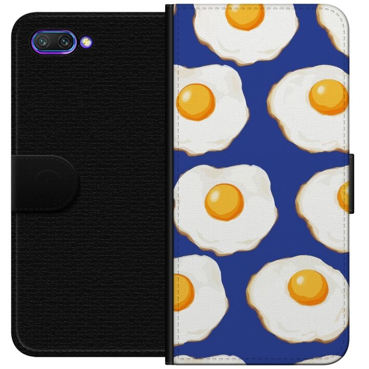 Wallet case for Honor 10 with Fried eggs design in the group SMARTPHONE & TABLETS / Phone cases / Huawei/Honor at TP E-commerce Nordic AB (A52571)