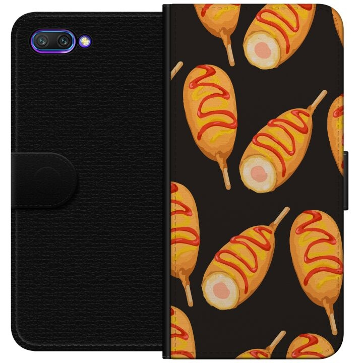 Wallet case for Honor 10 with Chicken drumstick design in the group SMARTPHONE & TABLETS / Phone cases / Huawei/Honor at TP E-commerce Nordic AB (A52574)