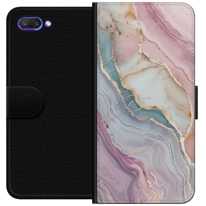 Wallet case for Honor 10 with Marble design in the group SMARTPHONE & TABLETS / Phone cases / Huawei/Honor at TP E-commerce Nordic AB (A52587)