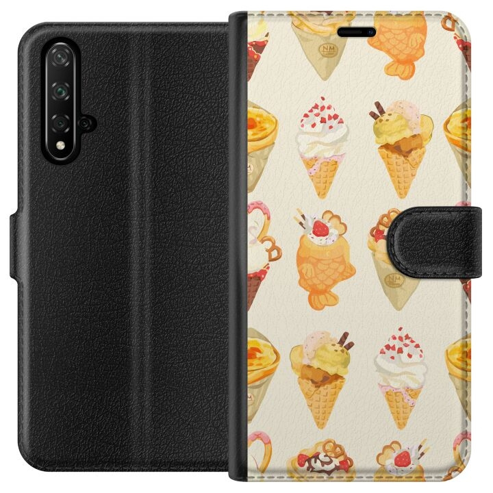 Wallet case for Honor 20 with Glassy design in the group SMARTPHONE & TABLETS / Phone cases / Huawei/Honor at TP E-commerce Nordic AB (A52603)