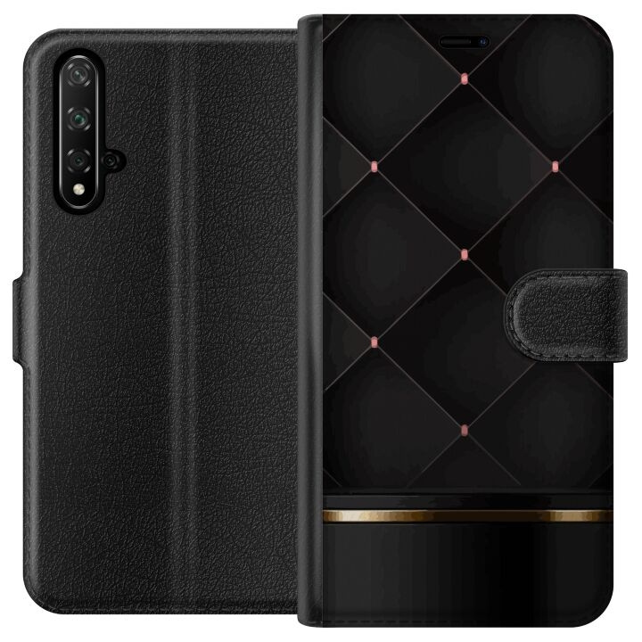 Wallet case for Honor 20 with Luxury line design in the group SMARTPHONE & TABLETS / Phone cases / Huawei/Honor at TP E-commerce Nordic AB (A52607)