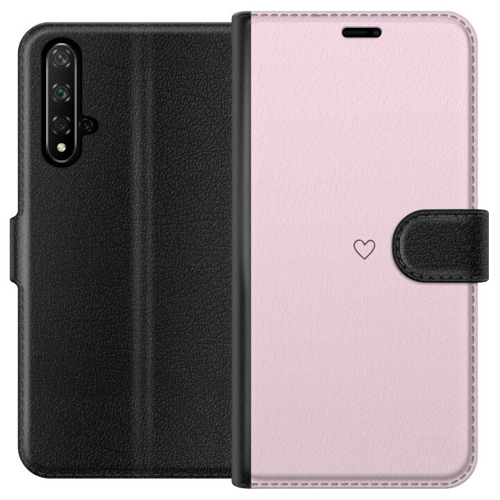 Wallet case for Honor 20 with Heart design in the group SMARTPHONE & TABLETS / Phone cases / Huawei/Honor at TP E-commerce Nordic AB (A52611)