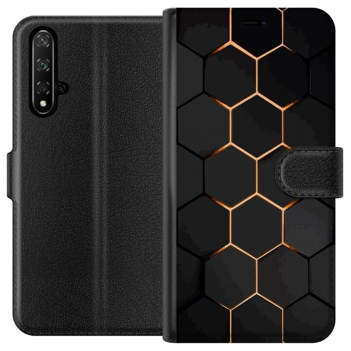 Wallet case for Honor 20 with Luxurious Pattern design in the group SMARTPHONE & TABLETS / Phone cases / Huawei/Honor at TP E-commerce Nordic AB (A52617)