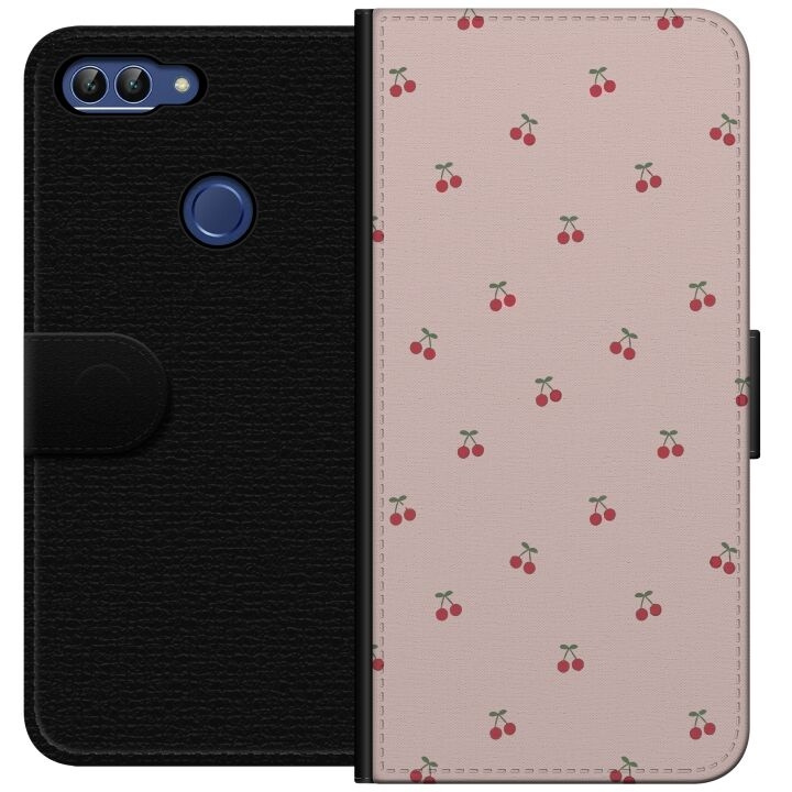 Wallet case for Huawei P smart with Cherry design in the group SMARTPHONE & TABLETS / Phone cases / Huawei/Honor at TP E-commerce Nordic AB (A52626)