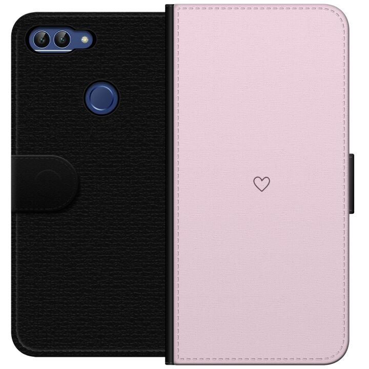 Wallet case for Huawei P smart with Heart design in the group SMARTPHONE & TABLETS / Phone cases / Huawei/Honor at TP E-commerce Nordic AB (A52638)