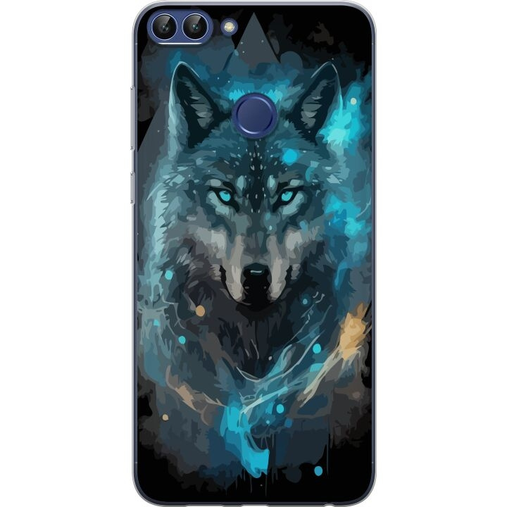 Mobile case for Huawei P smart with Wolf design in the group SMARTPHONE & TABLETS / Phone cases / Huawei/Honor at TP E-commerce Nordic AB (A52651)