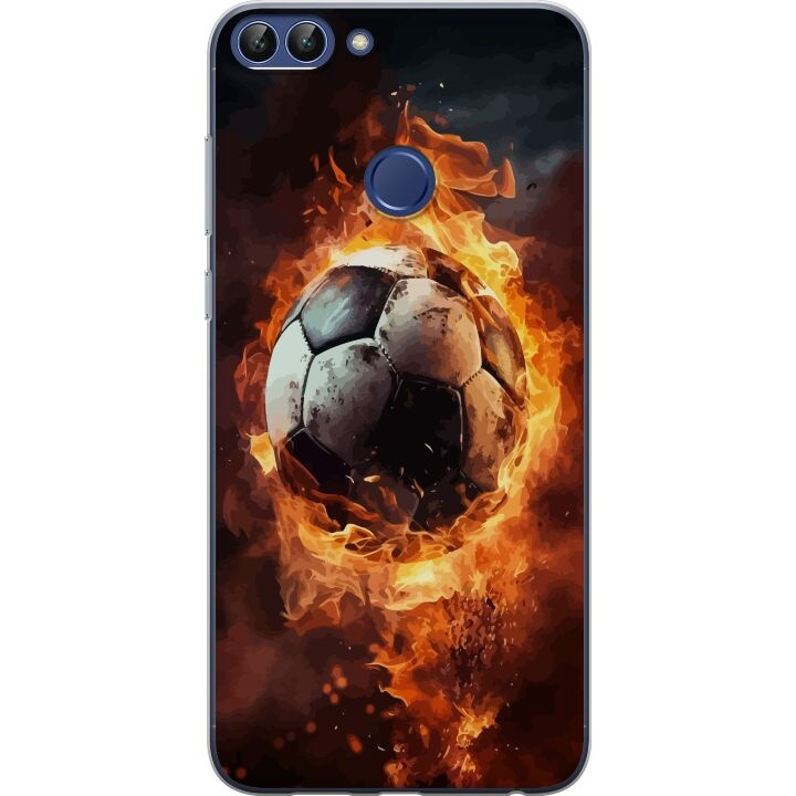 Mobile case for Huawei P smart with Football design in the group SMARTPHONE & TABLETS / Phone cases / Huawei/Honor at TP E-commerce Nordic AB (A52667)