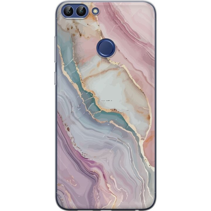 Mobile case for Huawei P smart with Marble design in the group SMARTPHONE & TABLETS / Phone cases / Huawei/Honor at TP E-commerce Nordic AB (A52668)