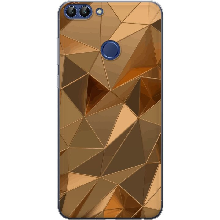 Mobile case for Huawei P smart with 3D Gold design in the group SMARTPHONE & TABLETS / Phone cases / Huawei/Honor at TP E-commerce Nordic AB (A52670)