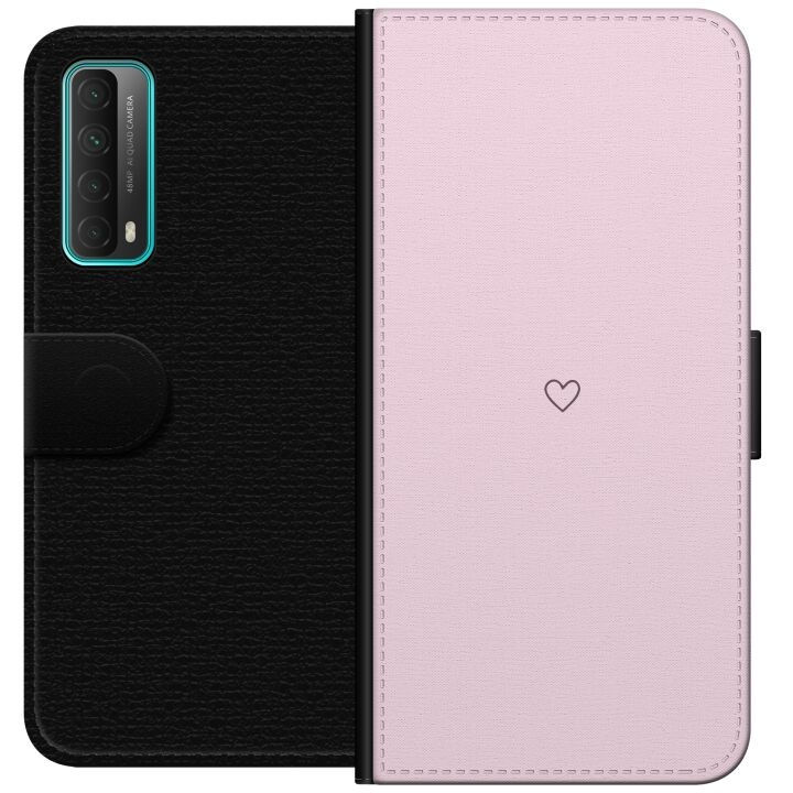 Wallet case for Huawei P smart 2021 with Heart design in the group SMARTPHONE & TABLETS / Phone cases / Huawei/Honor at TP E-commerce Nordic AB (A52692)