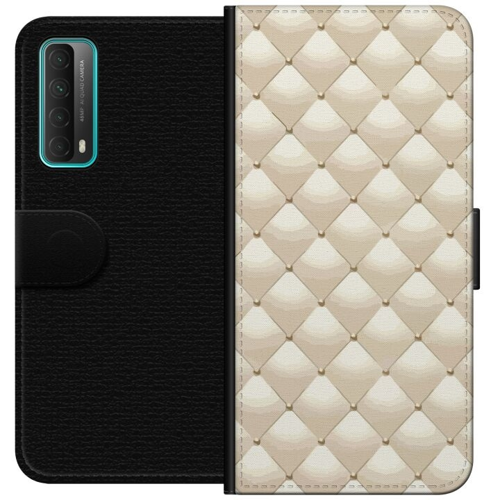 Wallet case for Huawei P smart 2021 with Gold shine design in the group SMARTPHONE & TABLETS / Phone cases / Huawei/Honor at TP E-commerce Nordic AB (A52699)