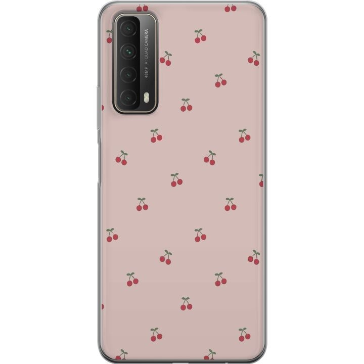 Mobile case for Huawei P smart 2021 with Cherry design in the group SMARTPHONE & TABLETS / Phone cases / Huawei/Honor at TP E-commerce Nordic AB (A52707)