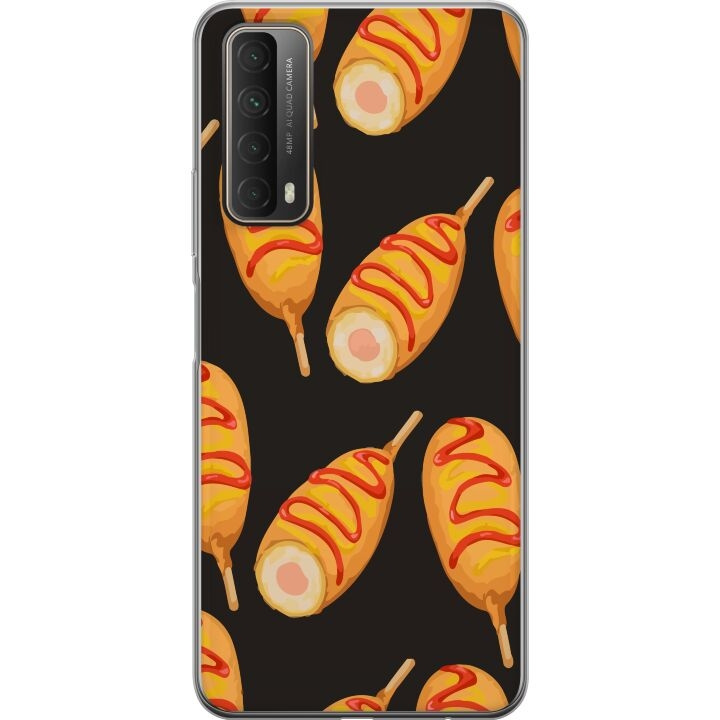 Mobile case for Huawei P smart 2021 with Chicken drumstick design in the group SMARTPHONE & TABLETS / Phone cases / Huawei/Honor at TP E-commerce Nordic AB (A52709)